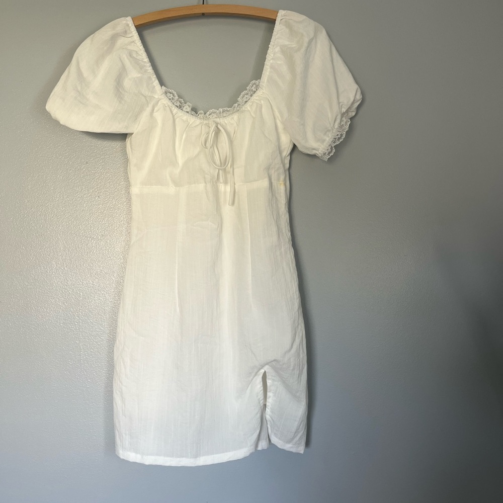 Princess Polly White Peasant dress